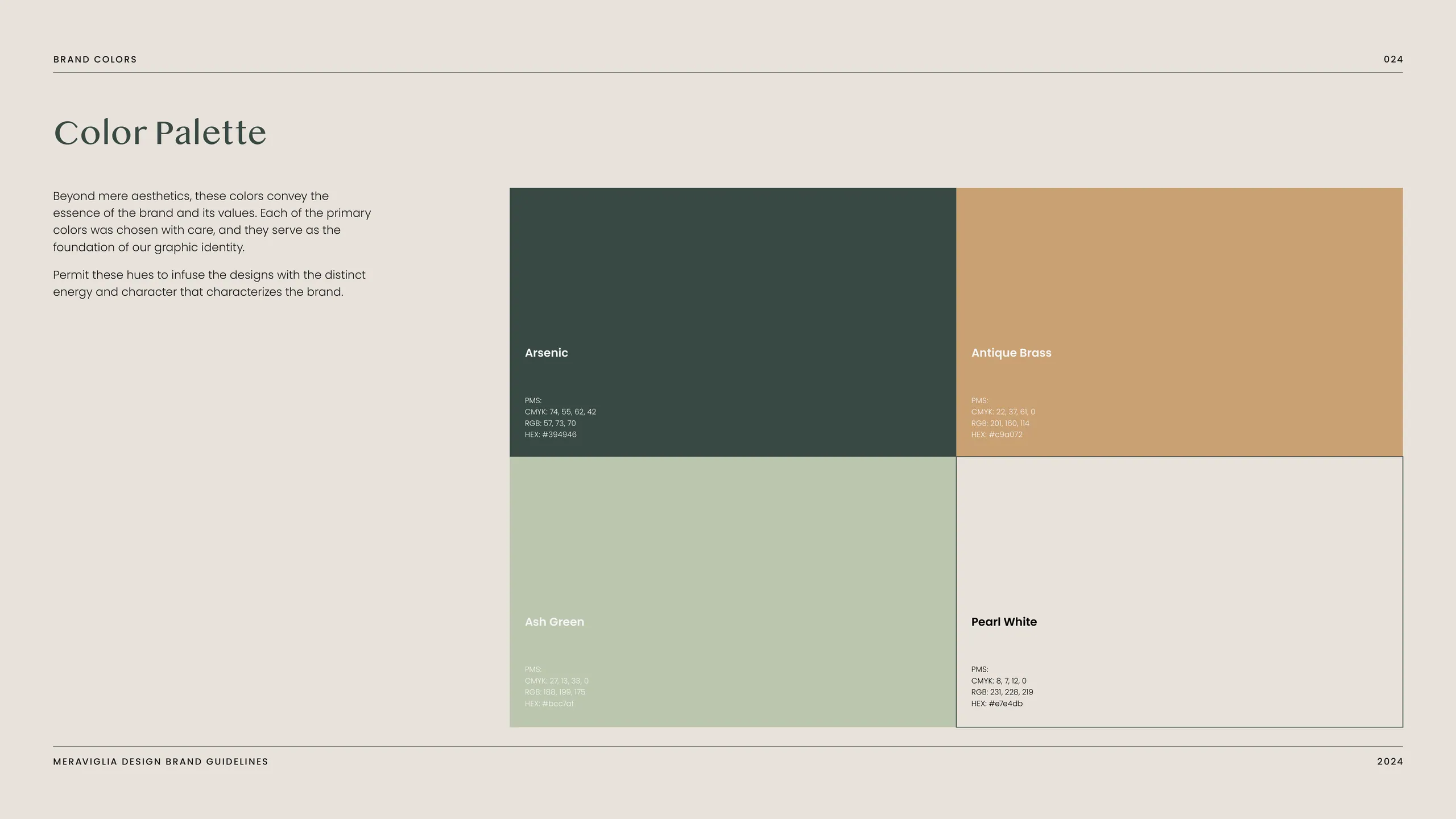 Meraviglia Design brand identity 3